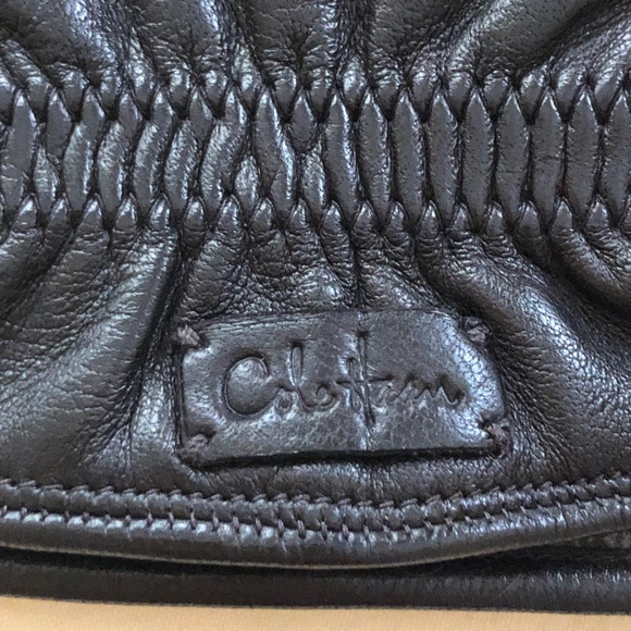 Men's Dark Brown Leather Gloves - Picture 5 of 16